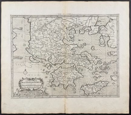 Mercator's Ptolemy, pub. 1730 - Map of Greece


De