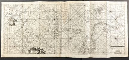 Renard - Map of the North Atlantic (Canada, Icelan