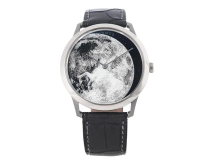 HERMÈS, Slim d’Hermès «Clair de Lune», Cal. H1950,