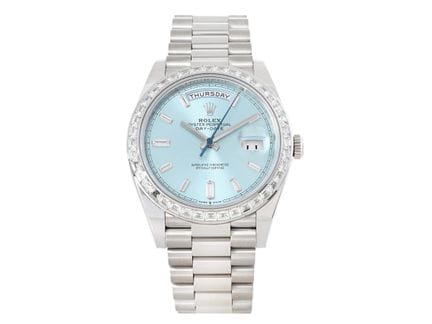 ROLEX, OP, Day-Date 40, cronómetro, n.º de referen