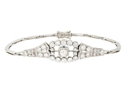 ATELIER AJOUR, Armband, 18 Karat Weißgold, Diamant