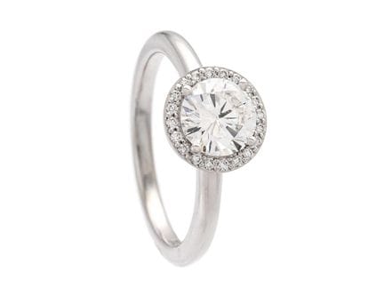 STRÖMDAHLS, Ring, 18 Karat Weißgold, Diamant im Br