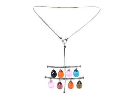 VIVIANNA TORUN BÜLOW-HÜBE, collar, plata, cristal,