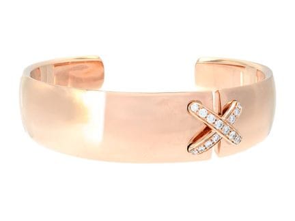 CHAUMET, Armreif, „Jeux de Liens“, 18 Karat Roségo