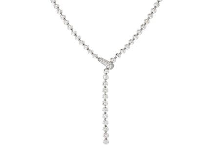 CARTIER, collar, Perles de Diamants, oro blanco de