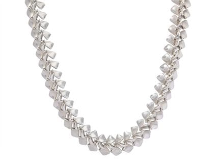 GEORG JENSEN, collar, Vértebras, nº 108, plata de 