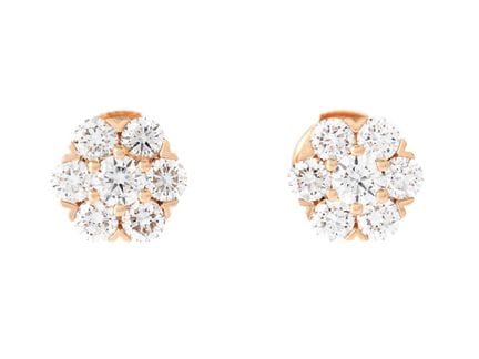 VAN CLEEF &amp; ARPELS, Ohrringe, Fleurette, 18 Ka