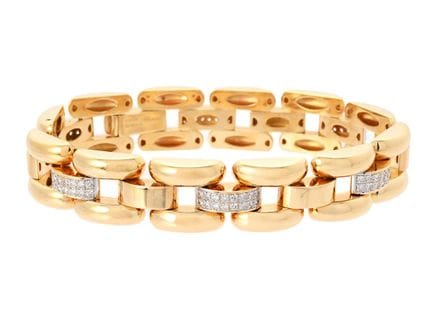 CHOPARD, Armband, La Strada, 18 Karat Gold, 96 Dia