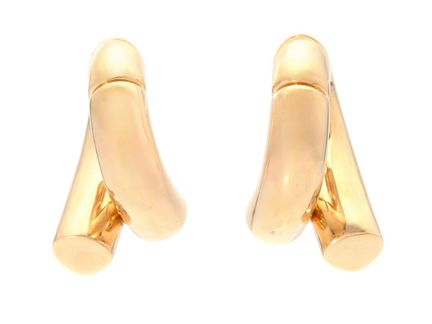 TABAYER, große Oera-Ohrringe, 18-karätiges Gold, S