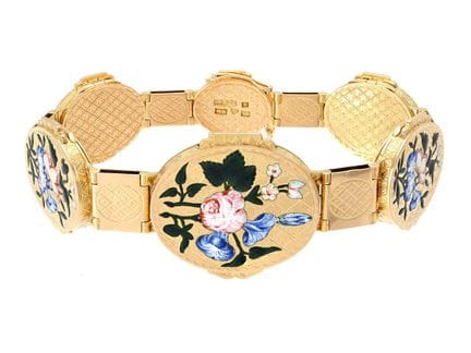 ARMBAND, 18-karätiges Gold, versteckte Fächer für 