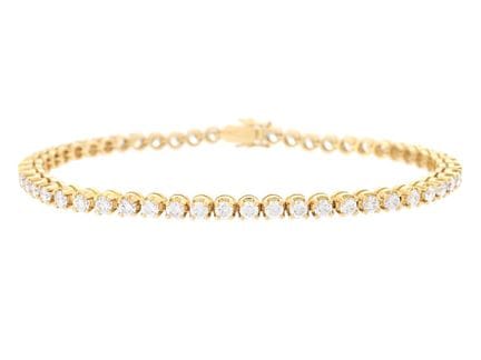 TENNIS-ARMBAND, 18-karätiges Gold, 53 Diamanten im