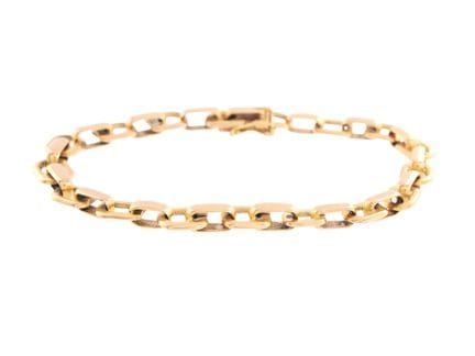 ARMBAND, 18-karätiges Gold, modifizierter Anker, N