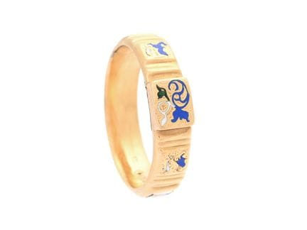 BAGUE « POISON », or 18 carats, émail, Carl Otto Z