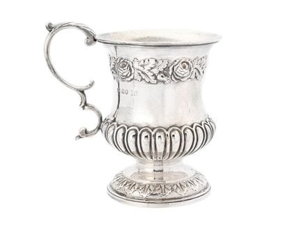 CUP, sterling silver, Joseph Angell I, London 1824