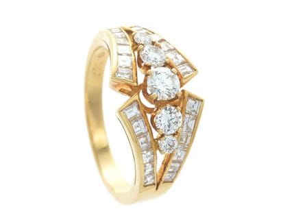 STRÖMDAHLS, Ring, 18-karätiges Gold, Diamant im Br