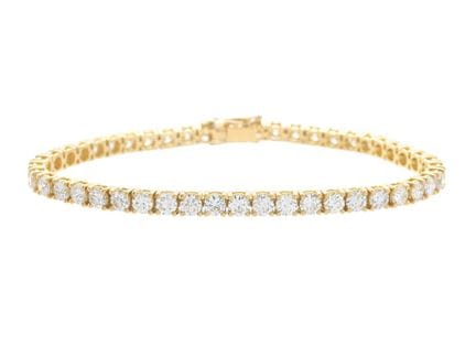 TENNIS-ARMBAND, 18 Karat Gold, Diamanten im Brilla