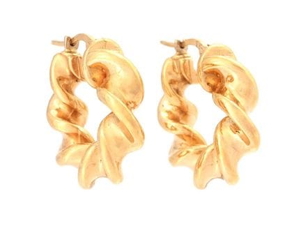 OHRRINGE, 18-karätiges Gold, Höhe 23 mm, Gewicht 5