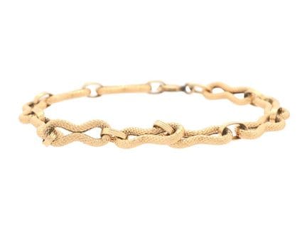 ARMBAND, 18-karätiges Gold, Breite 6,5 mm, Länge 1