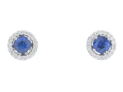 STRÖMDAHLS, Ohrringe, 18 Karat Weißgold, Saphire 4