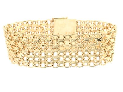 ARMBAND, 18-karätiges Gold, X-Armband, Stockholm 1