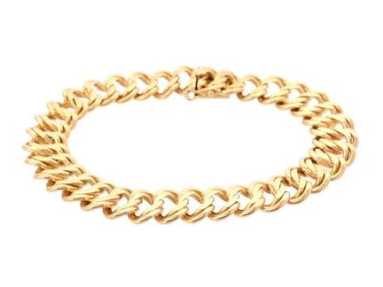 CHAUMET, Armband, 18-karätiges Gold, Bismarck-Kett