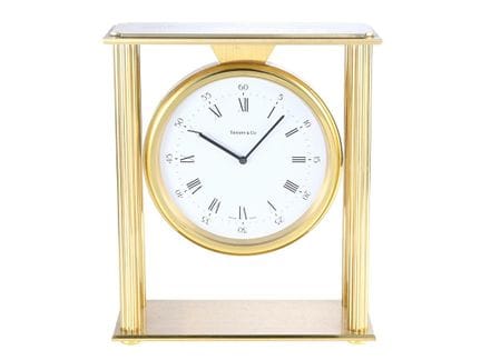 TIFFANY &amp; CO., horloge de cheminée, 203 x 80 x