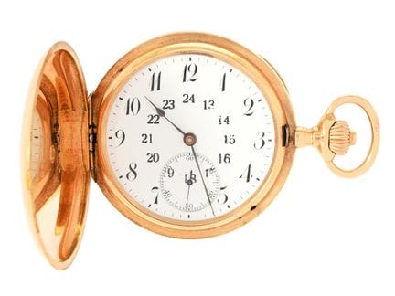 IWC，怀表，52毫米，猎人式表壳，Cal. 66 (H6)，序列号 470076， 表壳编号 61