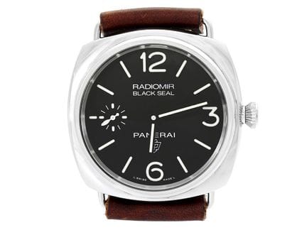 PANERAI, Radomir, logo « Black Seal », réserve de 
