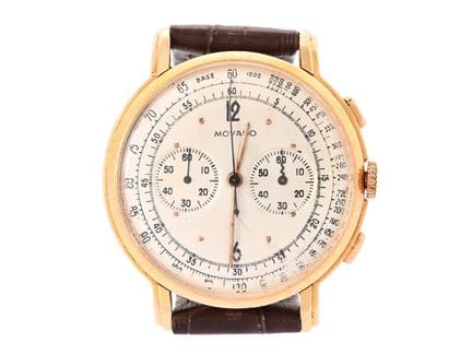 MOVADO, chronographe, Calibre 90, n° de série 1038