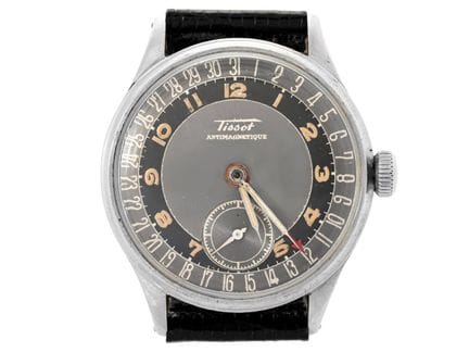 TISSOT, antimagnétique, « Pointer Date », Calibre 