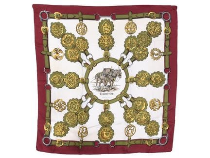 SCHAL, HERMÈS, Cuivreries, F de la Perriere, 90 x 