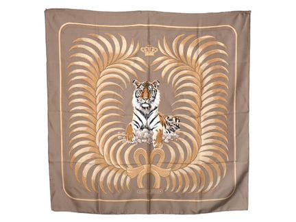 Sciarpa, HERMÈS, Tigre Royal Double Face, Christia
