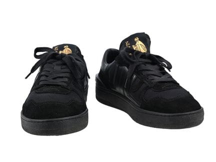 CHAUSSURES, LANVIN, baskets Basse Clay, cuir noir,