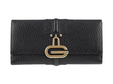 PORTEFEUILLE, GUCCI, cuir gaufré noir, accessoires