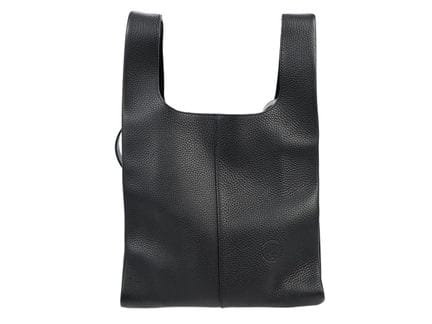 SAC, MULBERRY, cuir gaufré noir, accessoires argen
