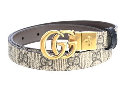 GÜRTEL, GUCCI, wendbarer GG-Gürtel, GG-Monogramm, 