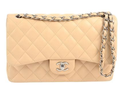SAC, CHANEL, sac « Double Flap » format jumbo, cui