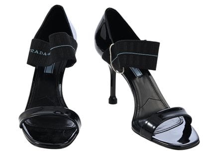CHAUSSURES, PRADA, calzature Donna, cuir verni noi