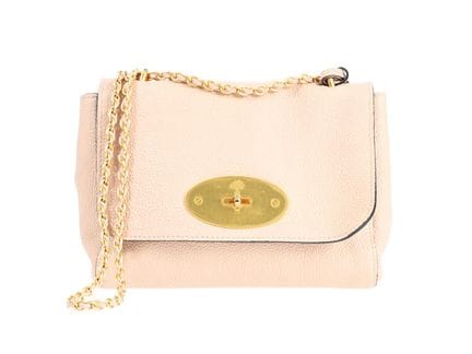 Tasche, MULBERRY, „Lily Crumpet Small Classic Grai