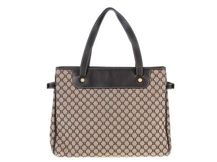 SAC, CELINE, vintage Small Open Tote, logo en tiss