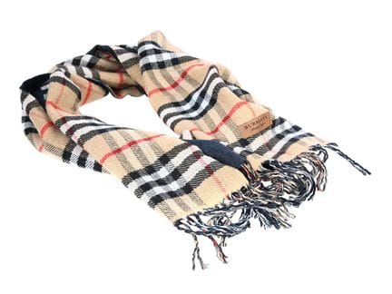 SCIARPA LAVORATA A MAGLIA, BURBERRY, misto lana, a