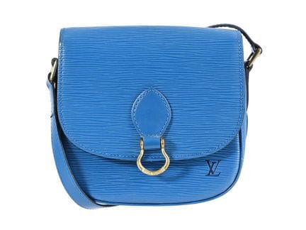 Tasche, LOUIS VUITTON, Saint Cloud Bag, blaues Epi