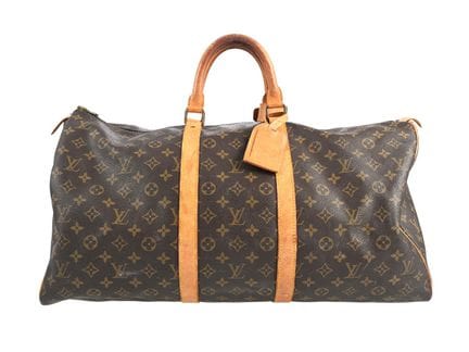 BAG, LOUIS VUITTON, keepall 55, monogram canvas, g