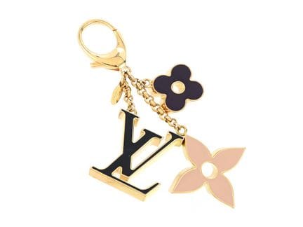 PORTE-CLÉS, LOUIS VUITTON, breloque « Fleur de Mon