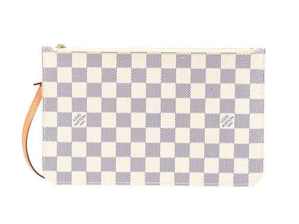 POCHETTE, LOUIS VUITTON, Monogram Damier Azur, gol