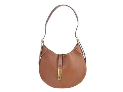 BAG, POLO, by RALPH LAURENT, Hobo Bag, cuir marron