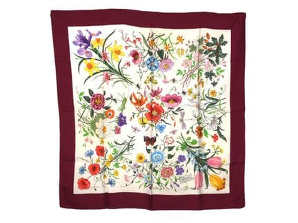 SCIARPA, GUCCI, v. Accornero, 100% seta, 84x87 cm,