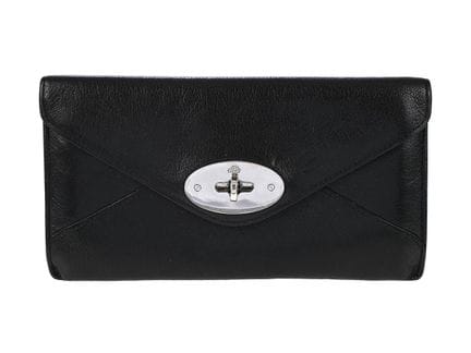 PORTEFEUILLE, MULBERRY, modèle enveloppe, cuir noi