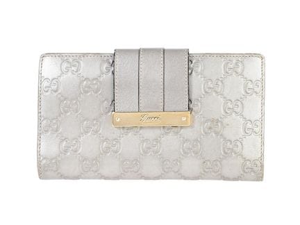 钱包，GUCCI，GG，长钱包，GG guccissima gold-tone，金色配件，18x11
