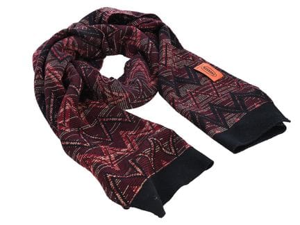 SCIARPA A MAGLIA, MISSONI, misto lana, 40x180, ner